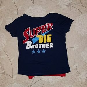 Super Big Brother shirt with detachable cape